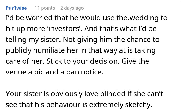 Bride Was Never Fond Of Her Sister's Charming Boyfriend, Then Learns Why Her Gut Feeling Was Right Bride Was Never Fond Of Her Sister's Charming Boyfriend, Then Learns Why Her Gut Feeling Was Right