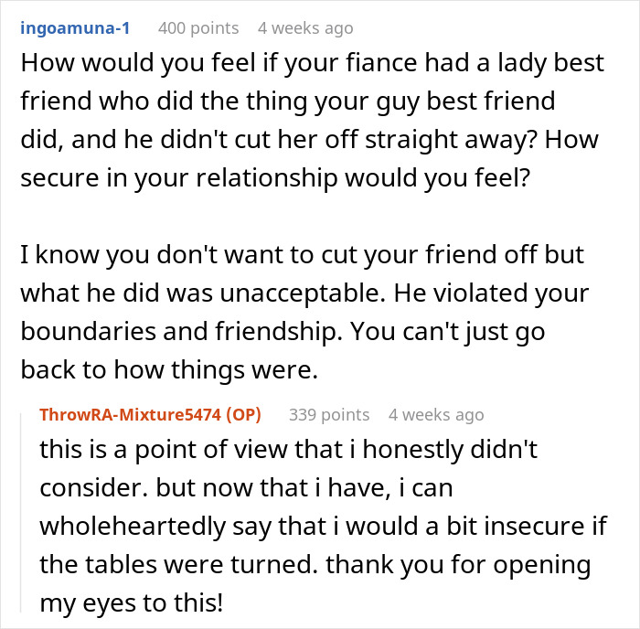 Online discussion post exploring friendship boundaries when a guy tells his bestie he loves her. Online discussion post exploring friendship boundaries when a guy tells his bestie he loves her.