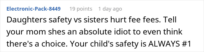 Commenter stating child safety comes first after an aunt leaves niece alone at school unexpectedly. Commenter stating child safety comes first after an aunt leaves niece alone at school unexpectedly.