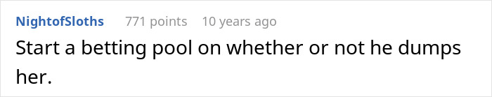 A online comment discussing relationship drama where a woman trick BF into believing she is pregnant. A online comment discussing relationship drama where a woman trick BF into believing she is pregnant.