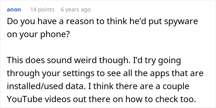 Advice on checking phone settings for spyware to track girlfriend's phone Advice on checking phone settings for spyware to track girlfriend's phone
