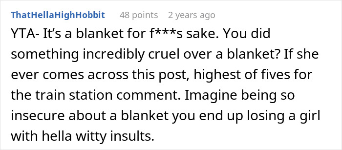 Man Comes To The Internet To Complain About GF’s Attachment To Her Blanket, She Gives A Savage Response Man Comes To The Internet To Complain About GF’s Attachment To Her Blanket, She Gives A Savage Response