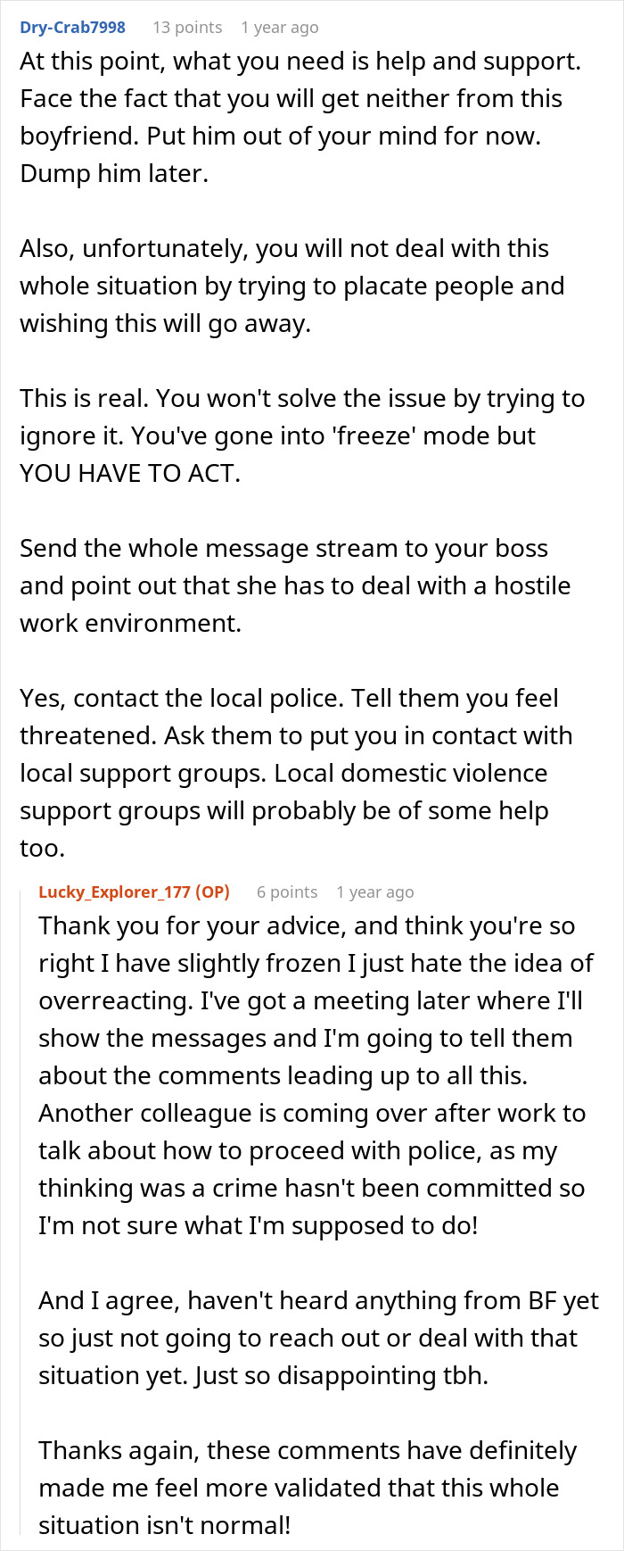 Guy Acts Like It's GF's Fault Her Male Coworker Is Obsessed With Her, She Doesn't See The Red Flags Guy Acts Like It's GF's Fault Her Male Coworker Is Obsessed With Her, She Doesn't See The Red Flags