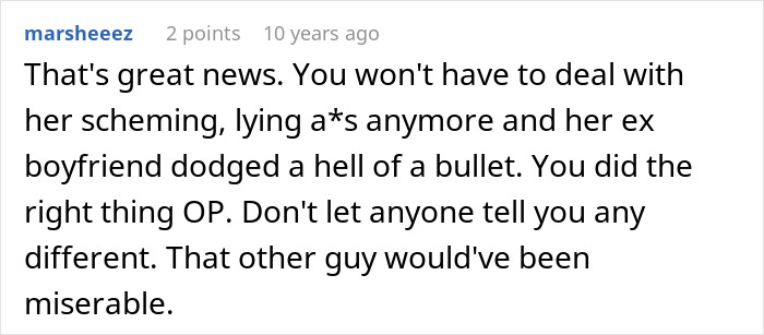 User feedback on a story about a woman who tried to trick her boyfriend into believing she was pregnant. User feedback on a story about a woman who tried to trick her boyfriend into believing she was pregnant.