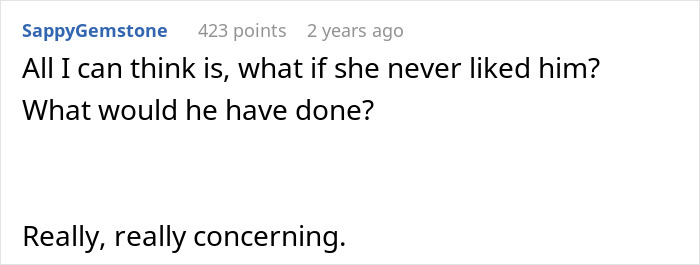 Comments expressing concern about husband's obsession and secret past revelations Comments expressing concern about husband's obsession and secret past revelations