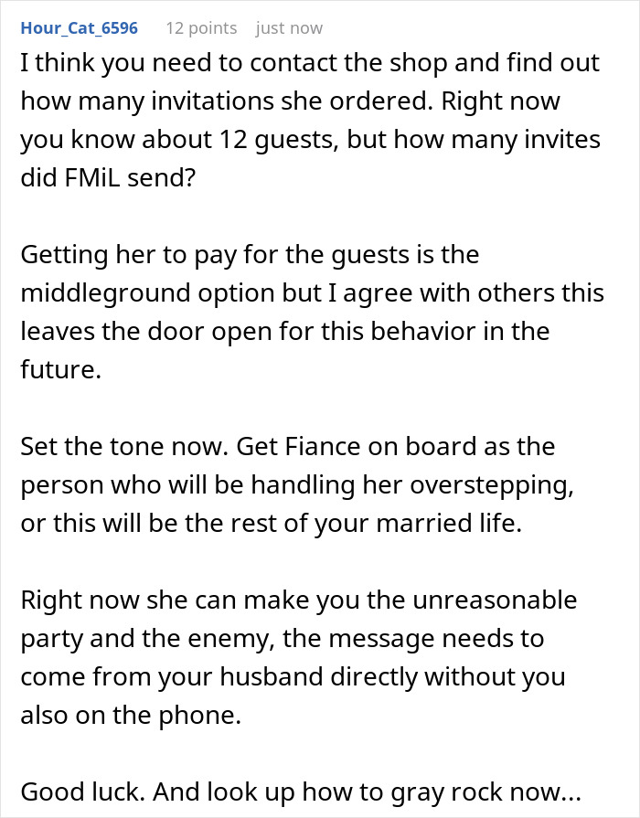 Woman Wants To Bill MIL After Her Surprise Wedding Guests No One Wanted