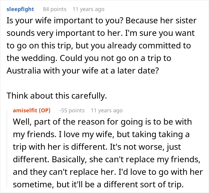 A forum discussion regarding relationships in trouble over a skipped wedding. A forum discussion regarding relationships in trouble over a skipped wedding.