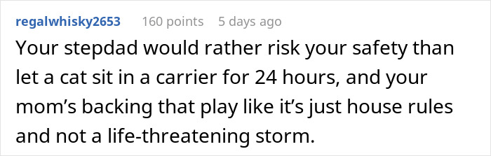 Woman Expected Stepdad To Bend His Rules For An Emergency Situation But He Doesn&rsquo;t Care And Mom Agrees