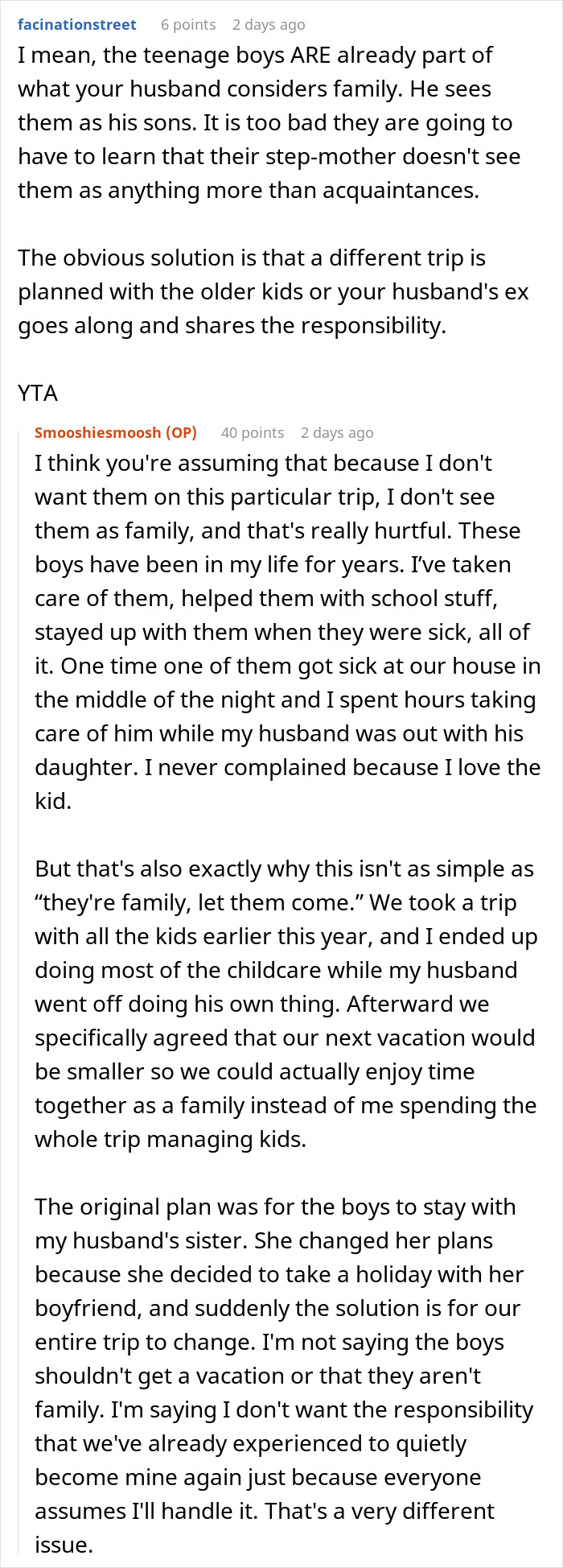 Wife Says No To Husband’s Plan To Bring His Former Stepkids On Their Florida Vacation, He Gets Mad Wife Says No To Husband’s Plan To Bring His Former Stepkids On Their Florida Vacation, He Gets Mad
