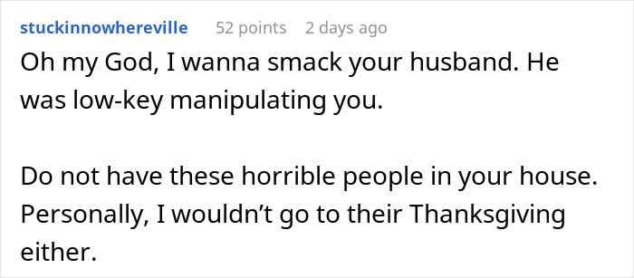 Woman Brings Her Own Food To Thanksgiving Because She Doesn't Trust SIL, Is Shocked At Her Reaction Woman Brings Her Own Food To Thanksgiving Because She Doesn't Trust SIL, Is Shocked At Her Reaction