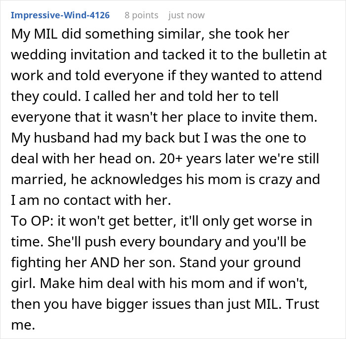 Woman Wants To Bill MIL After Her Surprise Wedding Guests No One Wanted