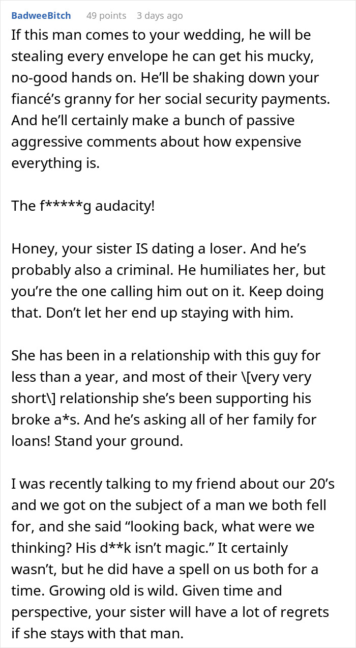 Bride Was Never Fond Of Her Sister's Charming Boyfriend, Then Learns Why Her Gut Feeling Was Right Bride Was Never Fond Of Her Sister's Charming Boyfriend, Then Learns Why Her Gut Feeling Was Right