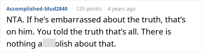 A supportive online post saying a dad should not be embarrassed when his daughter exposes the truth A supportive online post saying a dad should not be embarrassed when his daughter exposes the truth
