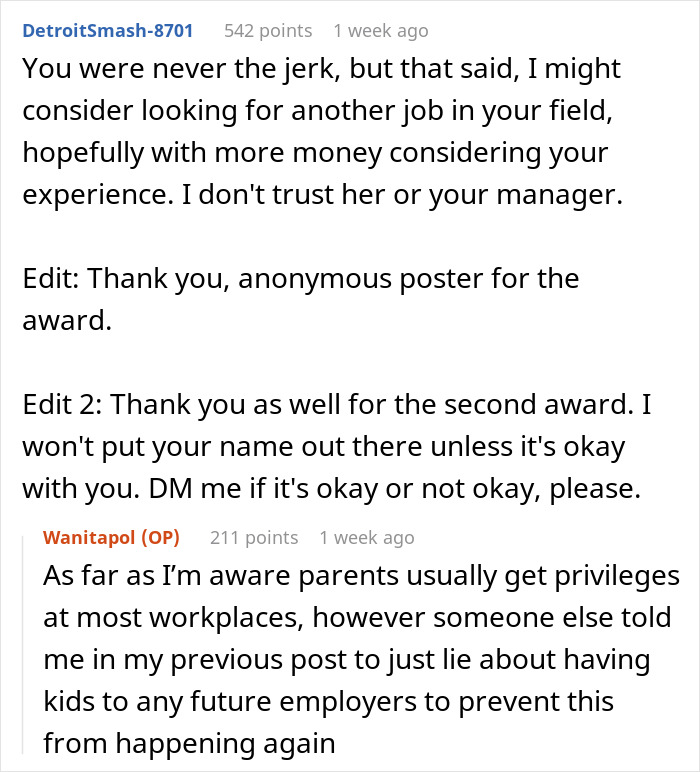 Mom Of Two Tries To Make Her Childcare Problem Her Coworker’s Responsibility, Balks At His Reaction Mom Of Two Tries To Make Her Childcare Problem Her Coworker’s Responsibility, Balks At His Reaction