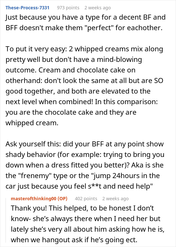 Woman Introduces Boyfriend To Best Friend, Soon Starts Feeling Like The Third Wheel Around Them Woman Introduces Boyfriend To Best Friend, Soon Starts Feeling Like The Third Wheel Around Them