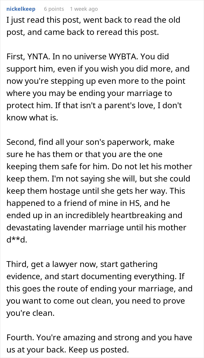 Son’s Coming Out Unravels Parents’ 20-Year Marriage As Dad Learns Wife Isn’t Who She Claimed To Be Son’s Coming Out Unravels Parents’ 20-Year Marriage As Dad Learns Wife Isn’t Who She Claimed To Be