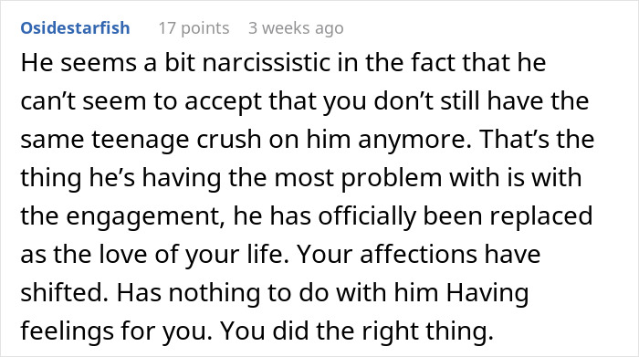 A post explaining narcissistic traits when a guy waits 20 years to tell bestie he loves her. A post explaining narcissistic traits when a guy waits 20 years to tell bestie he loves her.