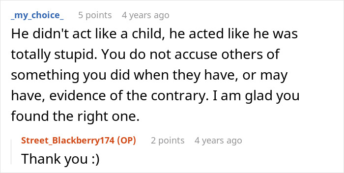 Reddit user comments on woman's petty revenge after her engagement fell apart.