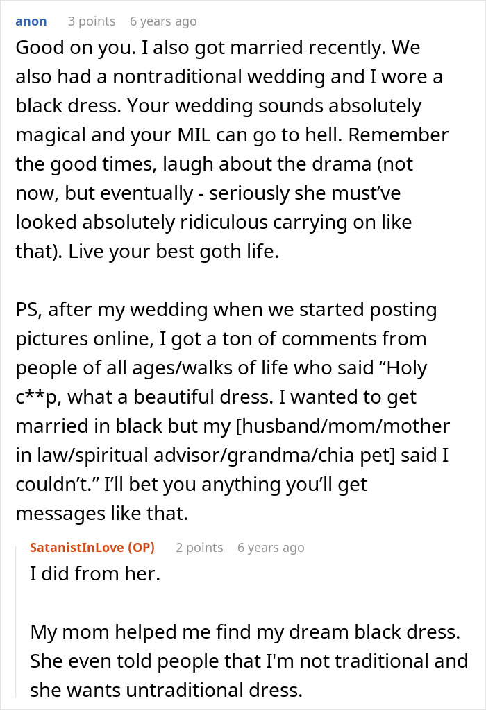MIL Comes To Gothic Halloween Wedding Dressed In White, Makes A Scene When They Ask If Anyone Objects MIL Comes To Gothic Halloween Wedding Dressed In White, Makes A Scene When They Ask If Anyone Objects