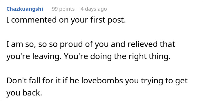 Comment encouraging a woman to stay strong and not go back to her fiancé Comment encouraging a woman to stay strong and not go back to her fiancé