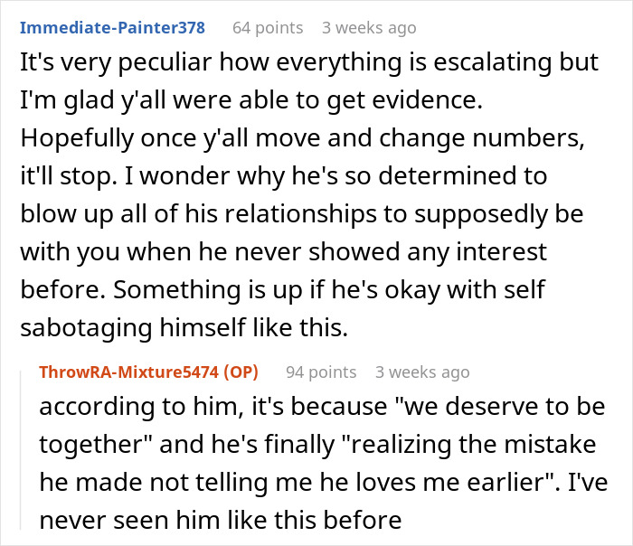 A comment thread detailing the behavior of the bestie who loves her. A comment thread detailing the behavior of the bestie who loves her.