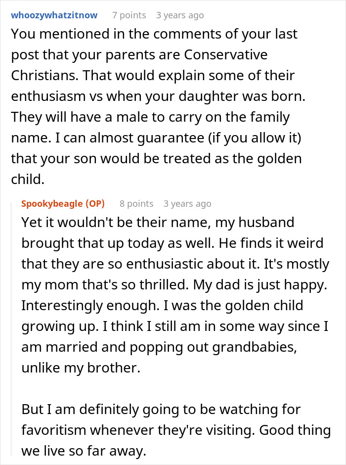 An online discussion about family dynamics and setting a clear boundary with conservative parents. An online discussion about family dynamics and setting a clear boundary with conservative parents.