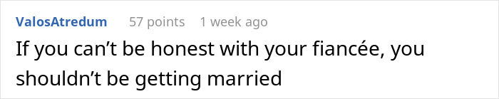 Comment on honesty with fiancée before marriage from engagement post Comment on honesty with fiancée before marriage from engagement post