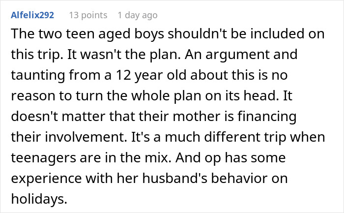 Wife Says No To Husband’s Plan To Bring His Former Stepkids On Their Florida Vacation, He Gets Mad Wife Says No To Husband’s Plan To Bring His Former Stepkids On Their Florida Vacation, He Gets Mad