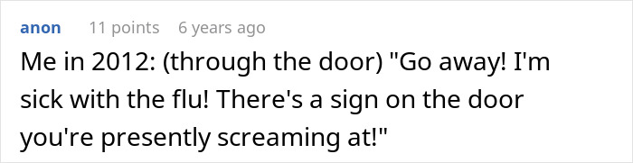 Entitled Mom Keeps Ringing A Sick Neighbor’s Doorbell, Then Gets Mad When She Has No Halloween Candy Entitled Mom Keeps Ringing A Sick Neighbor’s Doorbell, Then Gets Mad When She Has No Halloween Candy