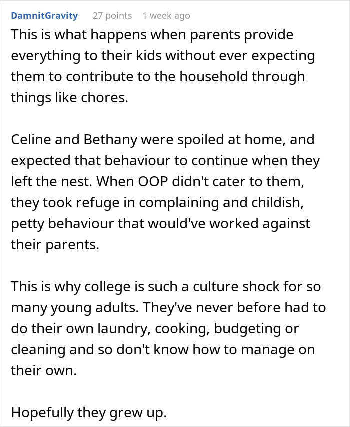 Woman Can't Stand Her Entitled Roommates Anymore, Decides To Be Petty Woman Can't Stand Her Entitled Roommates Anymore, Decides To Be Petty