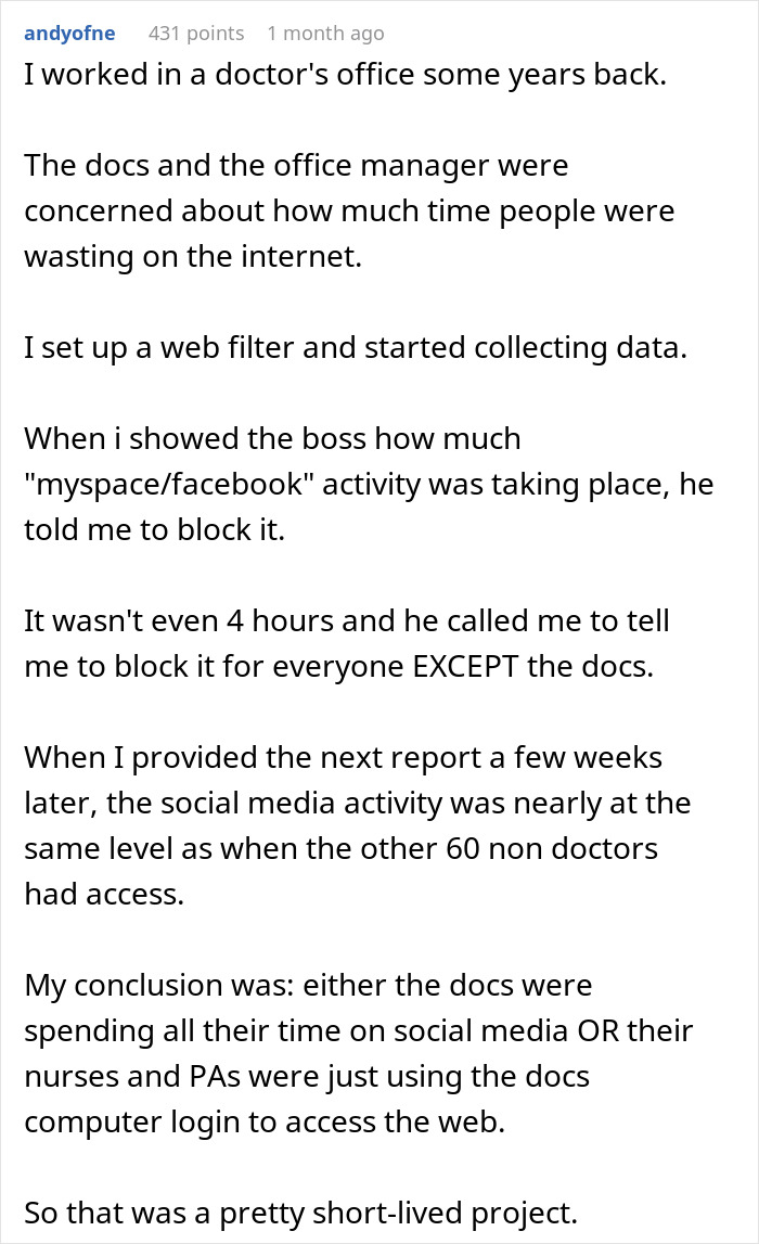 Boss Is Furious When Employee Productivity Check Includes His Own Browsing History Which Is &ldquo;Spectacular&rdquo;