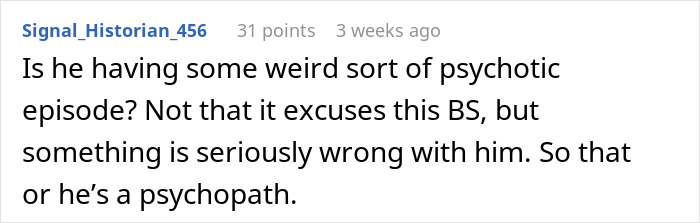 A comment questioning a guy's mental state after he waits 20 years to tell his bestie he loves her A comment questioning a guy's mental state after he waits 20 years to tell his bestie he loves her