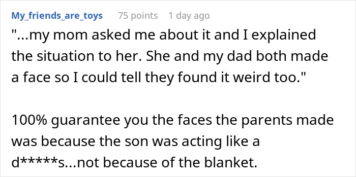 Man Comes To The Internet To Complain About GF’s Attachment To Her Blanket, She Gives A Savage Response Man Comes To The Internet To Complain About GF’s Attachment To Her Blanket, She Gives A Savage Response