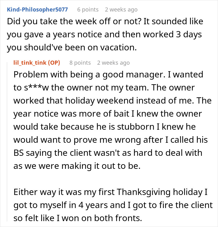 Boss Insists Nightmare Client Isn’t That Bad, So Employee Lets Him Handle Her Himself, He Returns In Tears Boss Insists Nightmare Client Isn’t That Bad, So Employee Lets Him Handle Her Himself, He Returns In Tears