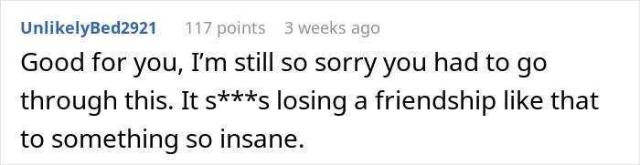 Supportive reddit comment discussing how a guy waits 20 years to tell bestie he loves her and loses a friendship Supportive reddit comment discussing how a guy waits 20 years to tell bestie he loves her and loses a friendship