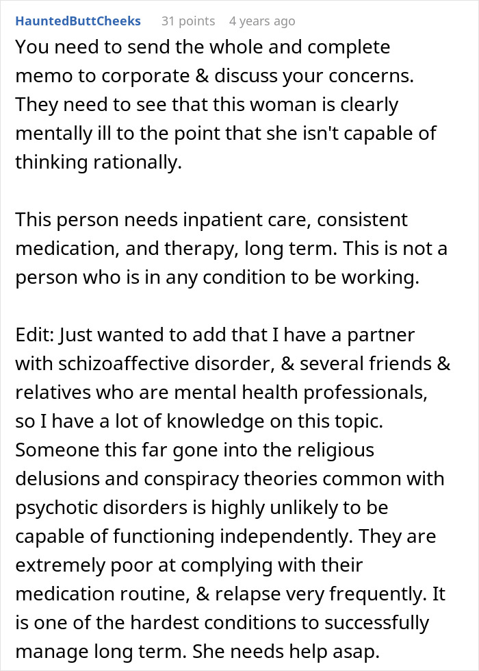 Hotel Tells Employee To Not Bring Untrained Dog To Work, She Calls Them "Satanic Reptilian Illuminati" Hotel Tells Employee To Not Bring Untrained Dog To Work, She Calls Them "Satanic Reptilian Illuminati"