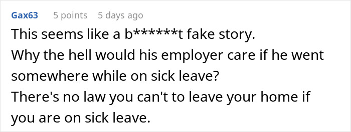 25YO Takes Revenge On BF Who Found A "Backup" GF By Emailing His Employer About His Fake Sick Leave 25YO Takes Revenge On BF Who Found A "Backup" GF By Emailing His Employer About His Fake Sick Leave