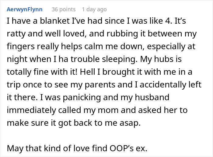 Man Comes To The Internet To Complain About GF’s Attachment To Her Blanket, She Gives A Savage Response Man Comes To The Internet To Complain About GF’s Attachment To Her Blanket, She Gives A Savage Response