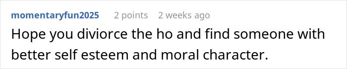 Online comment advising a husband after a girls trip leads to relationship issues.