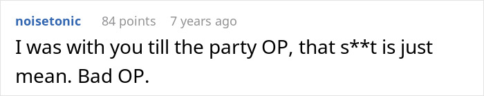 Reddit user reaction criticizing an employee for being mean to their boss.