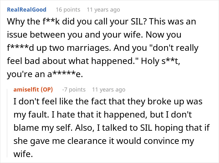 Comment criticizing the choice to call SIL after choosing Australia trip over wedding Comment criticizing the choice to call SIL after choosing Australia trip over wedding