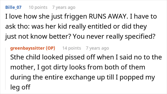 Amputee Makes Entitled Mom Regret Accusing Them Of Faking And Demanding Their Wheelchair Amputee Makes Entitled Mom Regret Accusing Them Of Faking And Demanding Their Wheelchair