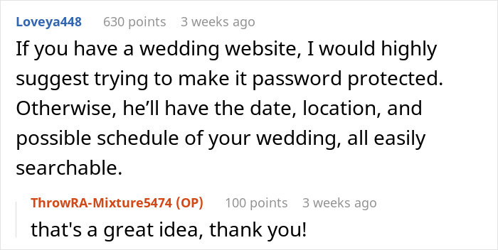 Advice thread on securing a wedding website after a bestie who loves her makes his move. Advice thread on securing a wedding website after a bestie who loves her makes his move.