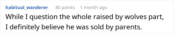 A comment questioning if Marcos Rodriguez Pantoja was sold as a kid A comment questioning if Marcos Rodriguez Pantoja was sold as a kid