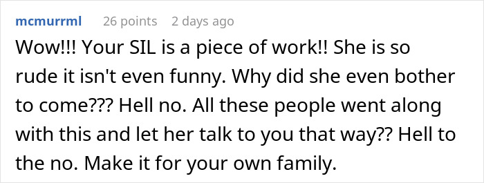 Woman Brings Her Own Food To Thanksgiving Because She Doesn't Trust SIL, Is Shocked At Her Reaction Woman Brings Her Own Food To Thanksgiving Because She Doesn't Trust SIL, Is Shocked At Her Reaction