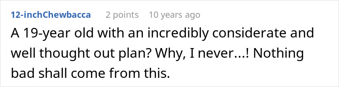 Online comment discussing a woman tricking BF into believing she is pregnant and how bad ideas unfold. Online comment discussing a woman tricking BF into believing she is pregnant and how bad ideas unfold.
