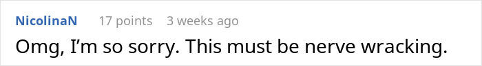 A comment expressing concern for a nerve-wracking situation where a guy waits 20 years to tell bestie he loves her. A comment expressing concern for a nerve-wracking situation where a guy waits 20 years to tell bestie he loves her.