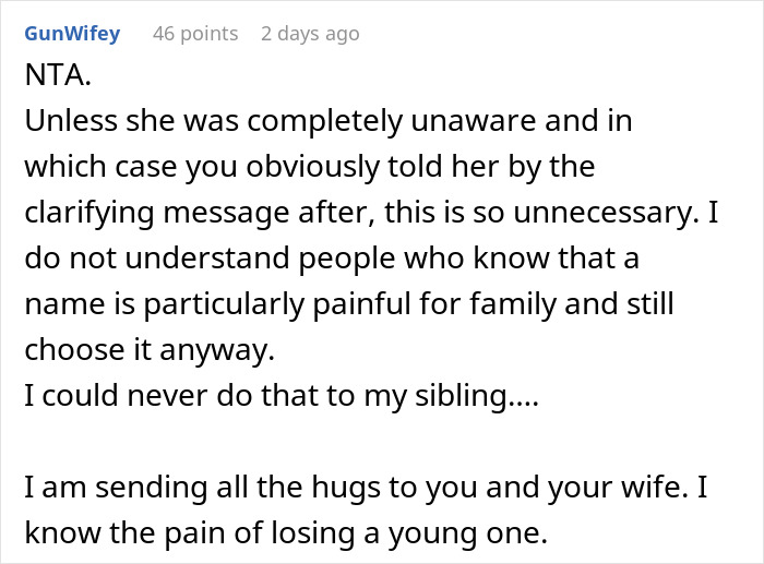Sister's Happy Pregnancy Turns Sour After She Reveals The Name She Picked For Her Baby