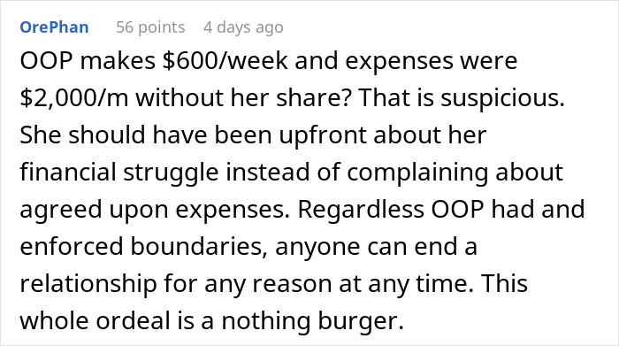 Comment on financial struggle and boundaries during couple fights. Comment on financial struggle and boundaries during couple fights.