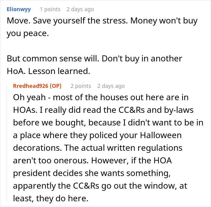 HOA Tells Residents To Move If They're Unhappy With Them HOA Tells Residents To Move If They're Unhappy With Them